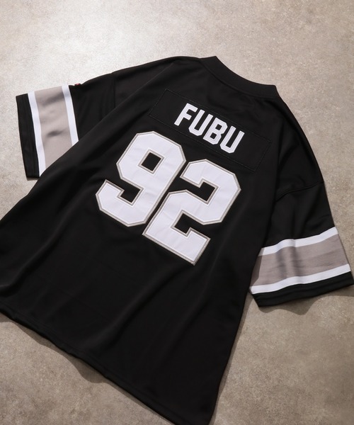 FUBU( フブ)の「【FUBU/フブ】GAME SHIRTS/ゲームTシャツ(Tシャツ/カットソー・メンズ・ホワイト/ブラック/サックスブルー・XL/L/M)」の4枚目の写真