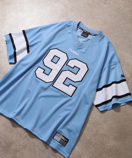 FUBU( フブ)の「【FUBU/フブ】GAME SHIRTS/ゲームTシャツ(Tシャツ/カットソー・メンズ・ホワイト/ブラック/サックスブルー・XL/L/M)」の5枚目の写真