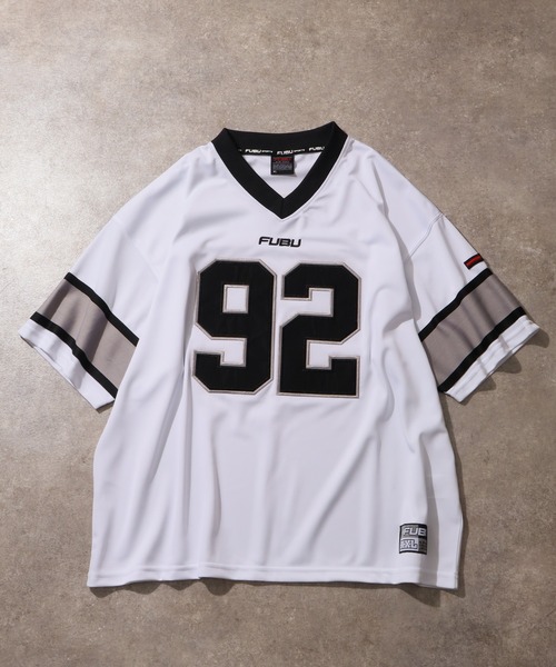 FUBU( フブ)の「【FUBU/フブ】GAME SHIRTS/ゲームTシャツ(Tシャツ/カットソー・メンズ・ホワイト/ブラック/サックスブルー・XL/L/M)」の20枚目の写真