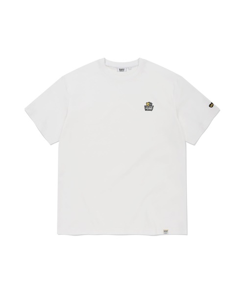 Wacky WiLLy（ワッキーウィリー）の「DOUBLE KIKY'S WAPPEN SHORT SLEEVE T-SHIRT（Tシャツ/カットソー・メンズ・ホワイト/グリーン/ミント/ブラック・MEDIUM/SMALL/LARGE）」の2枚目の写真