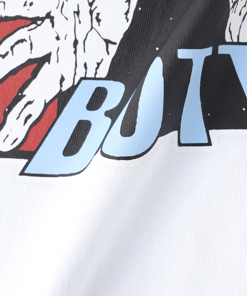 BOTT(ボット)の「BOTT / ボット THE HANDS TEE(Tシャツ/カットソー・メンズ・ネイビー/ホワイト・MEDIUM/SMALL/LARGE)」の7枚目の写真