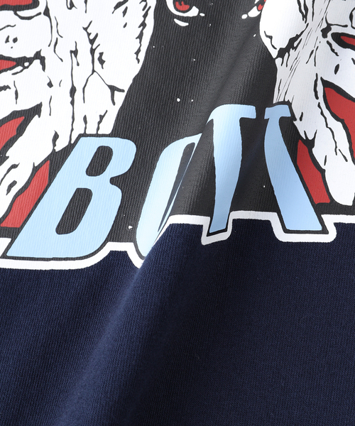 BOTT(ボット)の「BOTT / ボット THE HANDS TEE(Tシャツ/カットソー・メンズ・ネイビー/ホワイト・MEDIUM/SMALL/LARGE)」の8枚目の写真