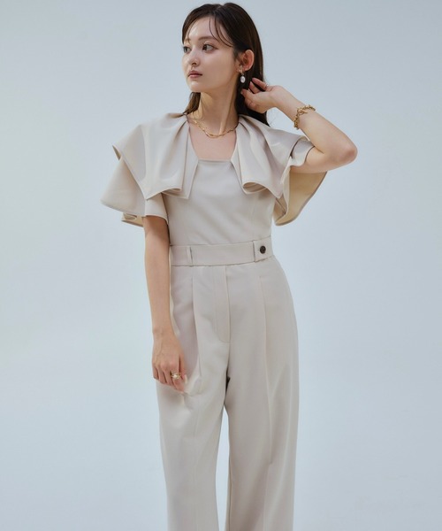 新品　archi オールインワン　FORNIClS ALL IN ONE Frill collar all-in-one/フリルカラーオールインワン（つなぎ