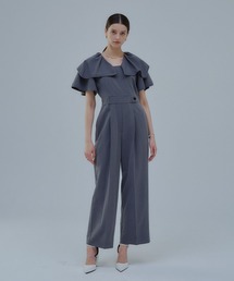 Frill collar all-in-one/フリルカラーオールインワン