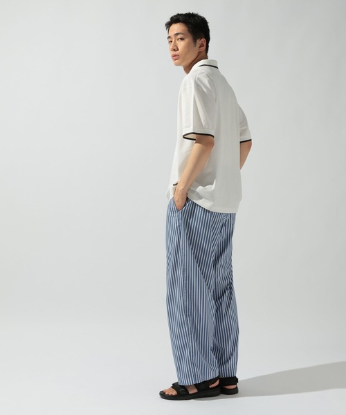 Healthknit(ヘルスニット)の「【Healthknit(ヘルスニット)】別注SHORT SLEEVE POLO SHIRT(ポロシャツ・メンズ・チャコール/グレー/オフホワイト・MEDIUM/LARGE)」の12枚目の写真