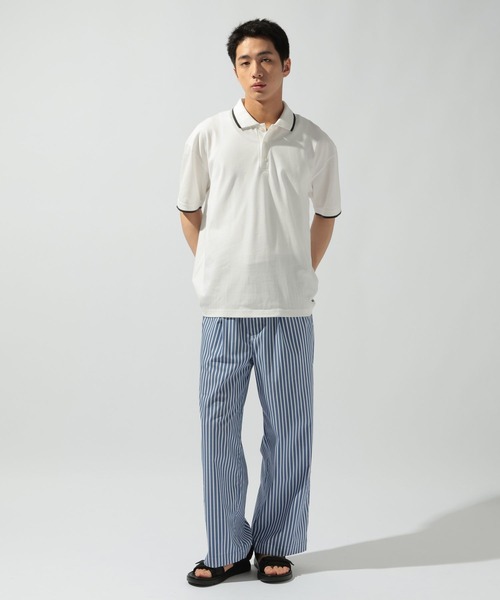 Healthknit(ヘルスニット)の「【Healthknit(ヘルスニット)】別注SHORT SLEEVE POLO SHIRT(ポロシャツ・メンズ・チャコール/グレー/オフホワイト・MEDIUM/LARGE)」の13枚目の写真
