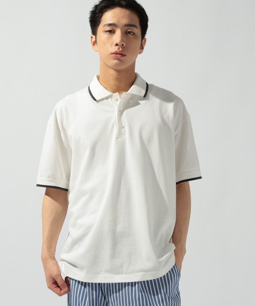 Healthknit(ヘルスニット)の「【Healthknit(ヘルスニット)】別注SHORT SLEEVE POLO SHIRT(ポロシャツ・メンズ・チャコール/グレー/オフホワイト・MEDIUM/LARGE)」の14枚目の写真