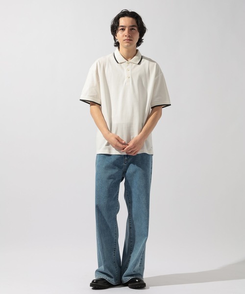 Healthknit(ヘルスニット)の「【Healthknit(ヘルスニット)】別注SHORT SLEEVE POLO SHIRT(ポロシャツ・メンズ・チャコール/グレー/オフホワイト・MEDIUM/LARGE)」の15枚目の写真