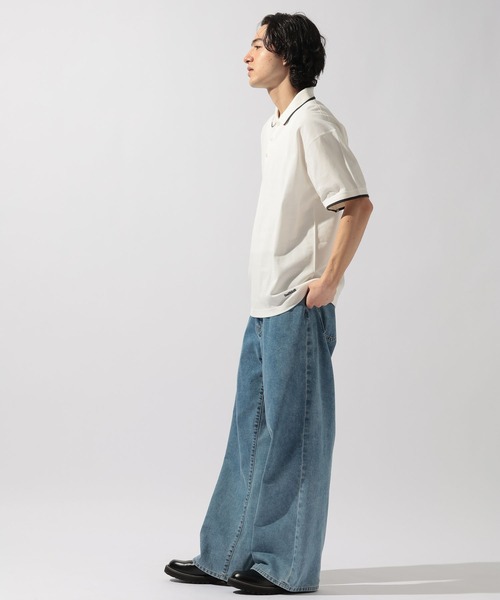 Healthknit(ヘルスニット)の「【Healthknit(ヘルスニット)】別注SHORT SLEEVE POLO SHIRT(ポロシャツ・メンズ・チャコール/グレー/オフホワイト・MEDIUM/LARGE)」の16枚目の写真