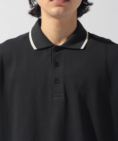 Healthknit(ヘルスニット)の「【Healthknit(ヘルスニット)】別注SHORT SLEEVE POLO SHIRT(ポロシャツ・メンズ・チャコール/グレー/オフホワイト・MEDIUM/LARGE)」の4枚目の写真