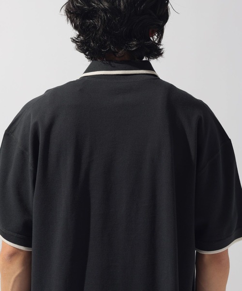 Healthknit(ヘルスニット)の「【Healthknit(ヘルスニット)】別注SHORT SLEEVE POLO SHIRT(ポロシャツ・メンズ・チャコール/グレー/オフホワイト・MEDIUM/LARGE)」の5枚目の写真