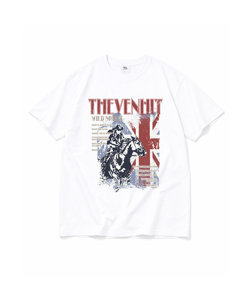 VENHIT（ベンヒット）の「ザ・ヴェンヒットカウガールクールコットン半袖Tシャツ（Tシャツ/カットソー・レディース・クリーム/バーガンディー/ブラウン/ホワイト/ブラック・SMALL/LARGE/MEDIUM/X-LARGE）」の2枚目の写真