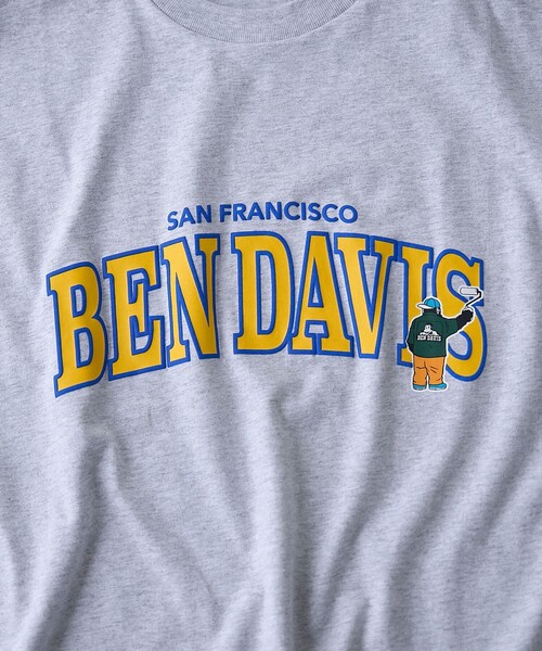 BEN DAVIS(ベンデイビス)の「BEN DAVIS(ベンデイビス)裾リブプリントTシャツ(Tシャツ/カットソー・メンズ・オリーブ/ホワイト/グレー・M/L/S/XL)」の13枚目の写真