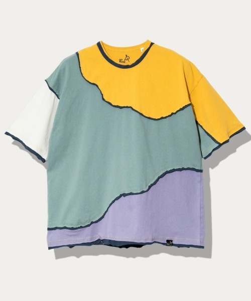 go slow caravan(ゴースローキャラバン)の「USA/C CRAZY 歪み ゆったりTEE(Tシャツ/カットソー・メンズ・その他1/その他2・LARGE/MEDIUM)」の1枚目の写真