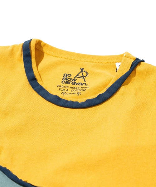 go slow caravan(ゴースローキャラバン)の「USA/C CRAZY 歪み ゆったりTEE(Tシャツ/カットソー・メンズ・その他1/その他2・LARGE/MEDIUM)」の3枚目の写真
