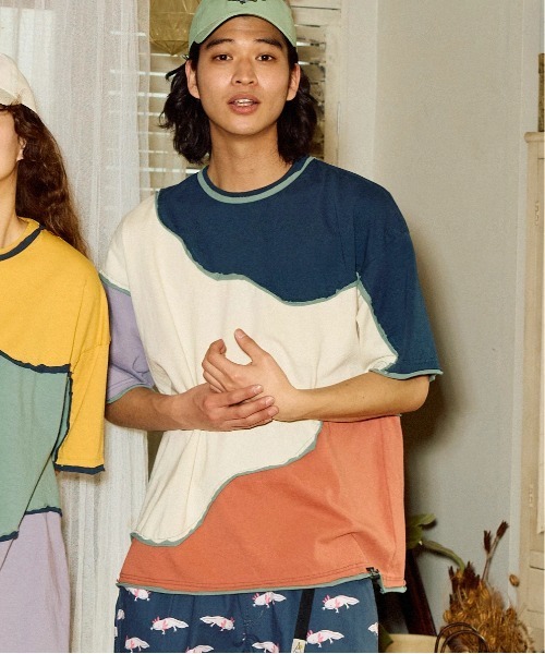 go slow caravan(ゴースローキャラバン)の「USA/C CRAZY 歪み ゆったりTEE(Tシャツ/カットソー・メンズ・その他1/その他2・LARGE/MEDIUM)」の11枚目の写真