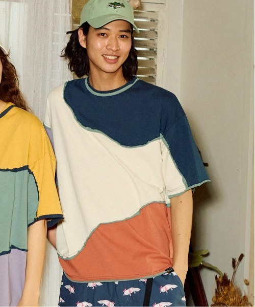 go slow caravan(ゴースローキャラバン)の「USA/C CRAZY 歪み ゆったりTEE(Tシャツ/カットソー・メンズ・その他1/その他2・LARGE/MEDIUM)」の12枚目の写真