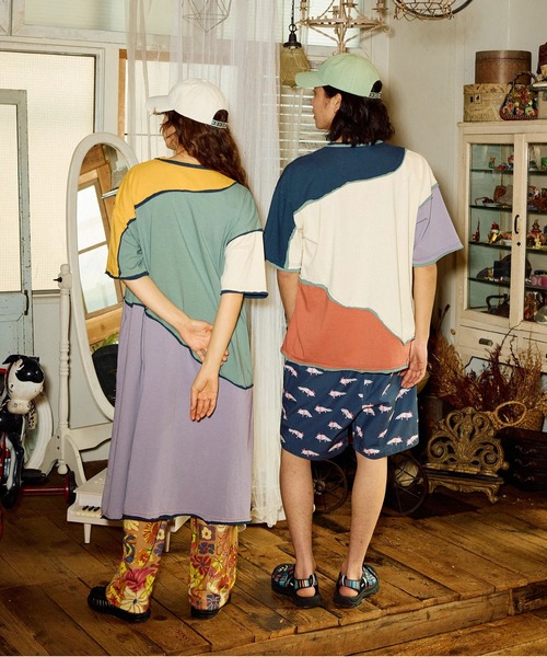 go slow caravan(ゴースローキャラバン)の「USA/C CRAZY 歪み ゆったりTEE(Tシャツ/カットソー・メンズ・その他1/その他2・LARGE/MEDIUM)」の16枚目の写真