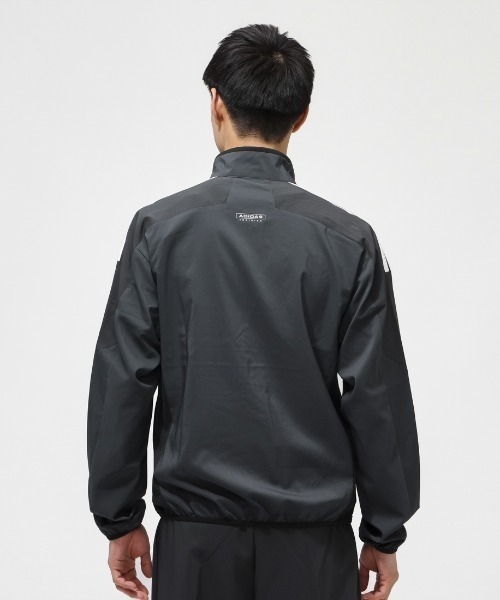 adidas（アディダス）の「【別注】アディダス adidas M HYBRID ジャケット 限定コラボ（ジャージ・メンズ・グレー/ダークブルー・S/M/L/LL/3L）」の4枚目の写真