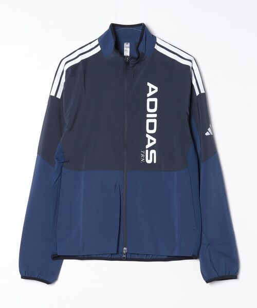 adidas（アディダス）の「【別注】アディダス adidas M HYBRID ジャケット 限定コラボ（ジャージ・メンズ・グレー/ダークブルー・S/M/L/LL/3L）」の10枚目の写真