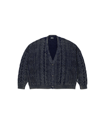 AJOBYAJO（アジョバイアジョ）の「Cable Washed Cardigan [NAVY]（カーディガン/ボレロ）」