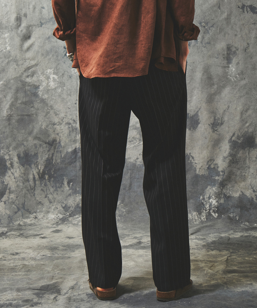 JOURNAL STANDARD（ジャーナルスタンダード）の「TR ストレート ワーク スラックス（スラックス・メンズ・ブラック系その他/チャコールグレー/ブラック・MEDIUM/LARGE）」の5枚目の写真