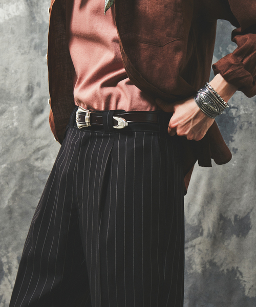 JOURNAL STANDARD（ジャーナルスタンダード）の「TR ストレート ワーク スラックス（スラックス・メンズ・ブラック系その他/チャコールグレー/ブラック・MEDIUM/LARGE）」の7枚目の写真