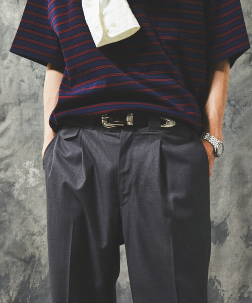 JOURNAL STANDARD（ジャーナルスタンダード）の「TR ストレート ワーク スラックス（スラックス・メンズ・ブラック系その他/チャコールグレー/ブラック・MEDIUM/LARGE）」の14枚目の写真