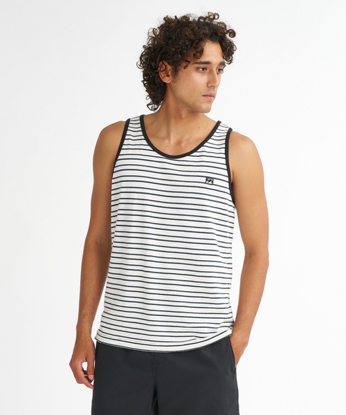 BILLABONG（ビラボン）の「BILLABONG メンズ GARAGE BOARDER TANK タンクトップ 【2026年夏モデル】（タンクトップ・メンズ・オフホワイト/ブラウン・MEDIUM/LARGE）」の2枚目の写真