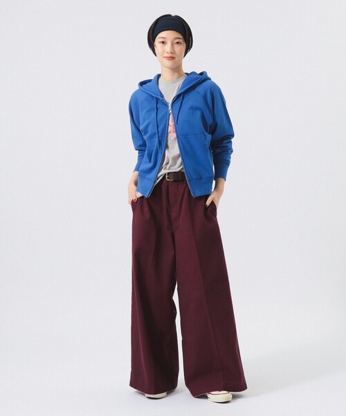 Dickies(ディッキーズ)の「【別注】Dickies / ベーシック ワーク パンツ(チノパンツ・レディース・ベージュ/ブラック/ブラウン/ダークグリーン/ワイン/ネイビー・29inch/30inch)」の20枚目の写真