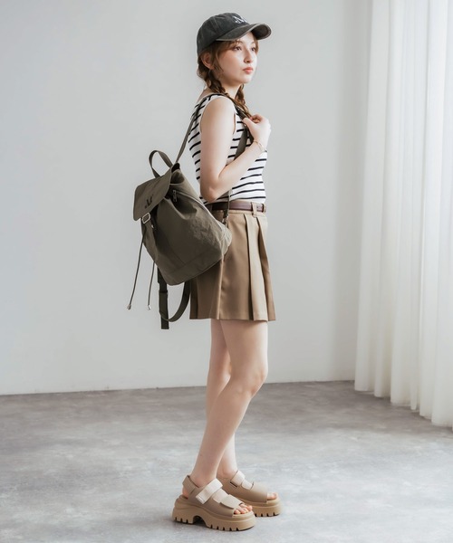 GERRY(ジェリー)の「GERRY ジェリー W's ワンベルトハイソールサンダル/厚底スポーツサンダル(サンダル・レディース・ブラック/アイボリー/ベージュ・M/L/LL)」の7枚目の写真