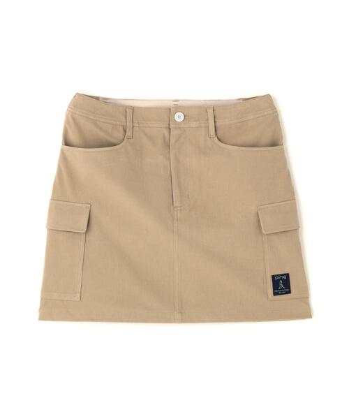 PING(ピン)の「【PING APPAREL】全方向ストレッチニットツイル フィット&ストレッチサイドポケットスカート <NATIVE> (LADIES)(スカート・レディース・ホワイト/ネイビー/ベージュ/レッド・XS/S/LL/M/L)」の9枚目の写真