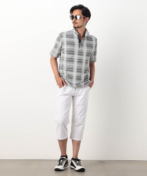 NICOLE CLUB FOR MEN(ニコルクラブフォーメン)の「【NICOLE SPORTS】シャンブレークロップドパンツ(その他パンツ・メンズ・ホワイト/その他2/ネイビー・L/M/XL/S)」の6枚目の写真
