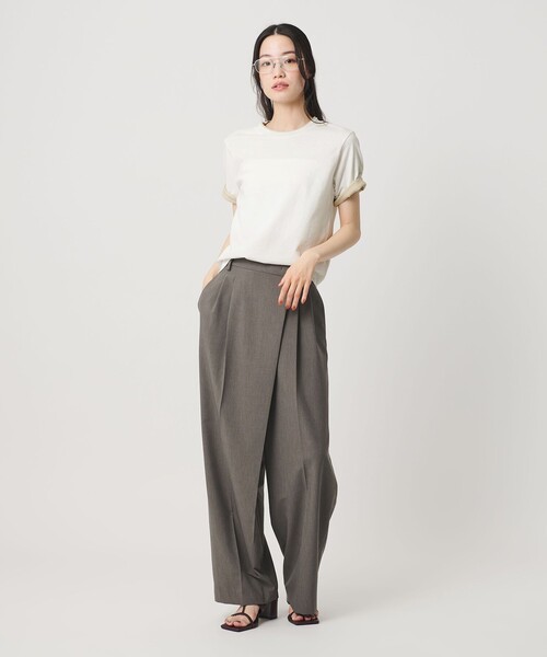BEAUTY&YOUTH UNITED ARROWS(ビューティーアンドユースユナイテッドアローズ)の「コットン レイヤード クルーネックTシャツ(Tシャツ/カットソー・レディース・ライトブルー/ダークグレー/ホワイト・FREE)」の6枚目の写真