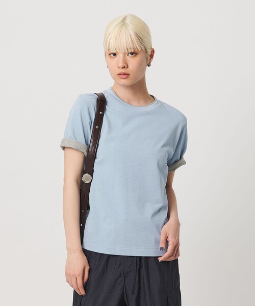 BEAUTY&YOUTH UNITED ARROWS(ビューティーアンドユースユナイテッドアローズ)の「コットン レイヤード クルーネックTシャツ(Tシャツ/カットソー・レディース・ライトブルー/ダークグレー/ホワイト・FREE)」の10枚目の写真