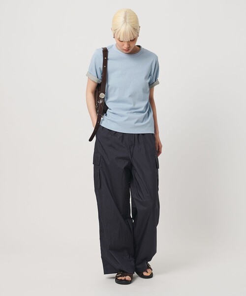 BEAUTY&YOUTH UNITED ARROWS(ビューティーアンドユースユナイテッドアローズ)の「コットン レイヤード クルーネックTシャツ(Tシャツ/カットソー・レディース・ライトブルー/ダークグレー/ホワイト・FREE)」の13枚目の写真
