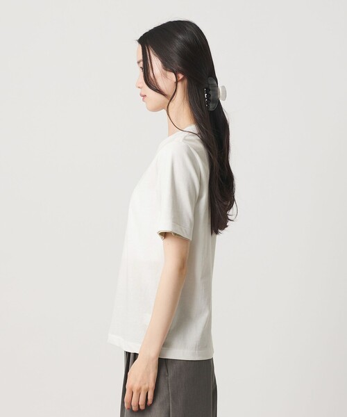 BEAUTY&YOUTH UNITED ARROWS(ビューティーアンドユースユナイテッドアローズ)の「コットン レイヤード クルーネックTシャツ(Tシャツ/カットソー・レディース・ライトブルー/ダークグレー/ホワイト・FREE)」の15枚目の写真