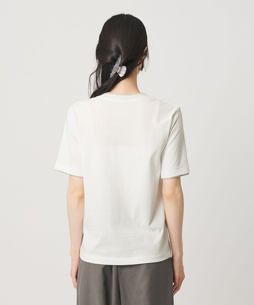 BEAUTY&YOUTH UNITED ARROWS(ビューティーアンドユースユナイテッドアローズ)の「コットン レイヤード クルーネックTシャツ(Tシャツ/カットソー・レディース・ライトブルー/ダークグレー/ホワイト・FREE)」の16枚目の写真