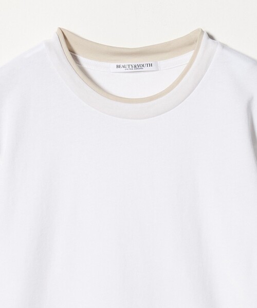 BEAUTY&YOUTH UNITED ARROWS(ビューティーアンドユースユナイテッドアローズ)の「コットン レイヤード クルーネックTシャツ(Tシャツ/カットソー・レディース・ライトブルー/ダークグレー/ホワイト・FREE)」の16枚目の写真
