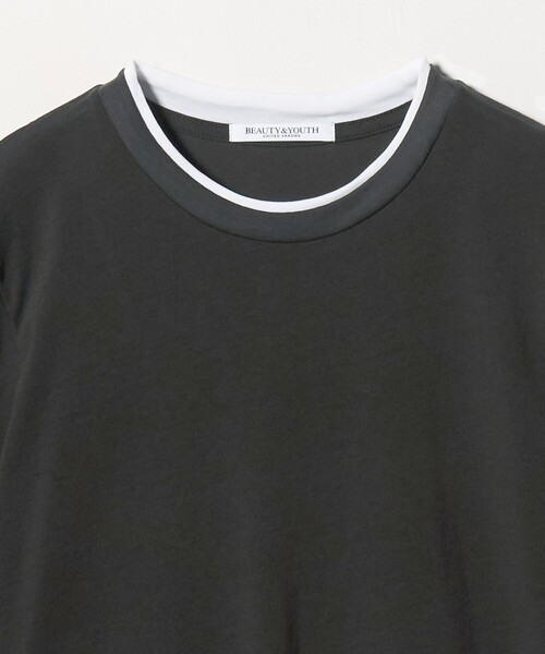 BEAUTY&YOUTH UNITED ARROWS(ビューティーアンドユースユナイテッドアローズ)の「コットン レイヤード クルーネックTシャツ(Tシャツ/カットソー・レディース・ライトブルー/ダークグレー/ホワイト・FREE)」の19枚目の写真