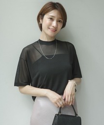 シアーニットTシャツ