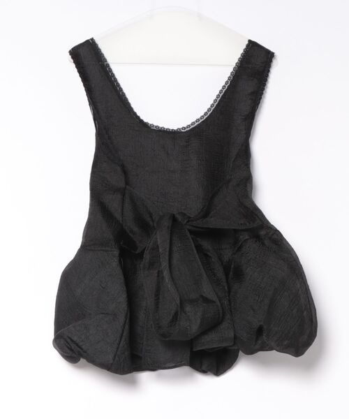 Little sunny bite(リトルサニーバイト)の「littlesunnybite/リトルサニーバイト/tulle bomber tunic(Tシャツ/カットソー・レディース・ピンク/ブラック/アイボリー・M/S)」の16枚目の写真
