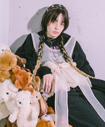 littlesunnybite/リトルサニーバイト/tulle bomber tunic