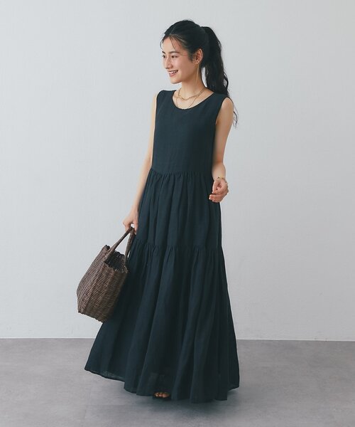 La boutique BonBon（ラブティックボンボン）の「【雨の日にも安心】PVCかごバッグ（トートバッグ・レディース・ブラック/ブラウン・FREE）」の8枚目の写真