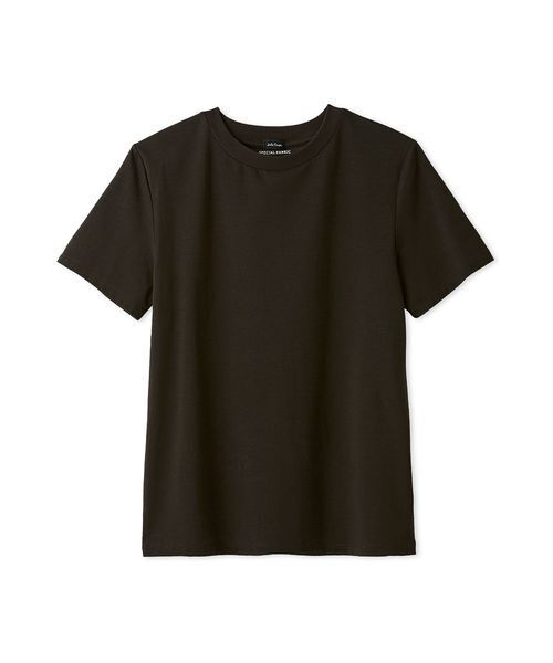 Mila Owen(ミラオーウェン)の「【接触冷感】【冷感持続】ICEDFABRICコンパクトTシャツ(Tシャツ/カットソー・レディース・ホワイト/ライトブルー/ネイビー/レッド/ピンク/ブラウン・1/0)」の2枚目の写真