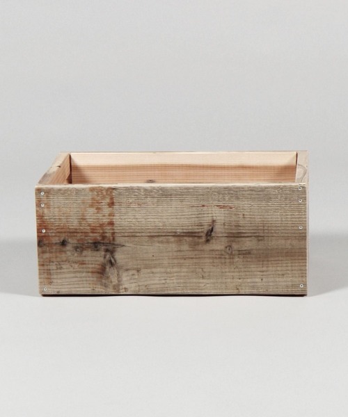 WOODPRO】OLD ASHIBA ベジタブルボックス H195 / 360399（収納グッズ