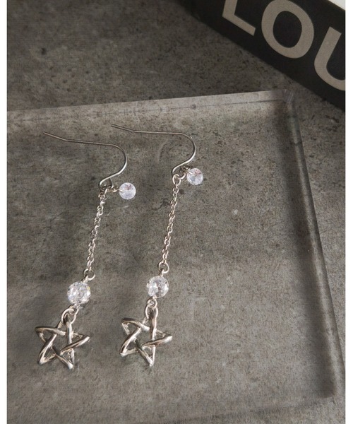 tone(トーン)の「【Mian.invitation】ジルコニアが輝く星モチーフピアス|星に願いを(MA)(ピアス(両耳用)・レディース・シルバー・FREE)」の9枚目の写真