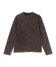 BEAMS | フェード リブ ロングスリーブTシャツ(Tシャツ/カットソー)