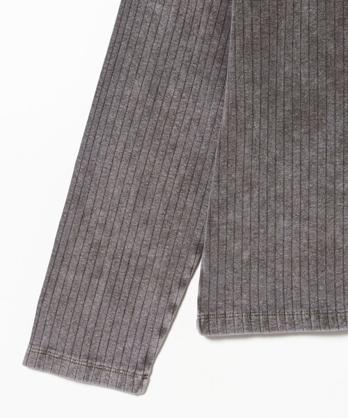 BEAMS(ビームス)の「フェード リブ ロングスリーブTシャツ(Tシャツ/カットソー・メンズ・ブラウン/グレー・XL/M/L/S)」の5枚目の写真