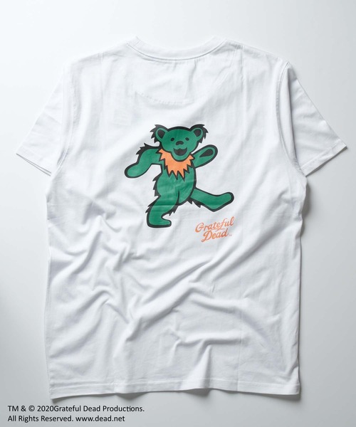 ZI-ON（ジーオン）の「GRATEFULDEAD グレイトフルデッド 接触冷感 プリント T（Tシャツ/カットソー・メンズ・ホワイト系その他/オフホワイト/ブラック/チャコール/ダークグリーン系/グレー系その他/ブラック系その他/オリーブ・L/M/XL）」の2枚目の写真